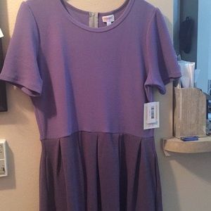 Lularoe Purple Amelia with Pockets!